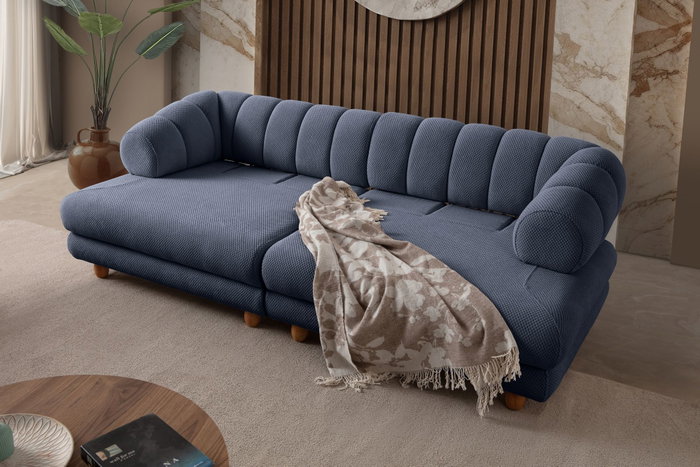 Atelier Del Sofa Gloria - Sofá de 3 plazas Azul marino